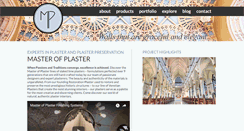 Desktop Screenshot of masterofplaster.com